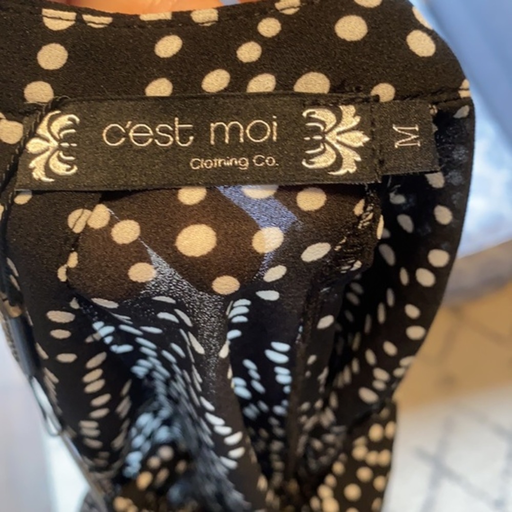 C’est Moi Polkadot Blouse - Picture 4 of 4